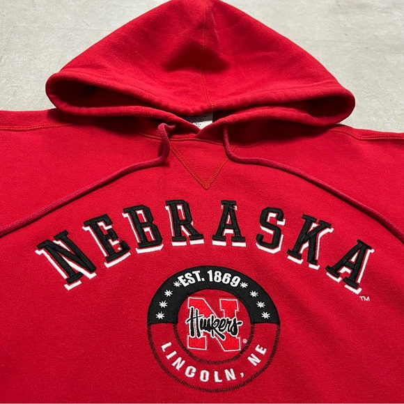 Vintage Nebraska Corn Huskers Hoodie - Picture 3 of 4